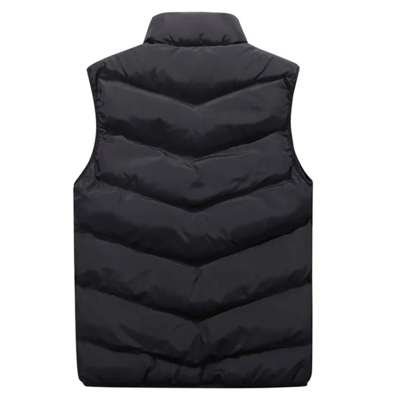 Vannity  Plus Size Men’s Cotton-Padded Vest