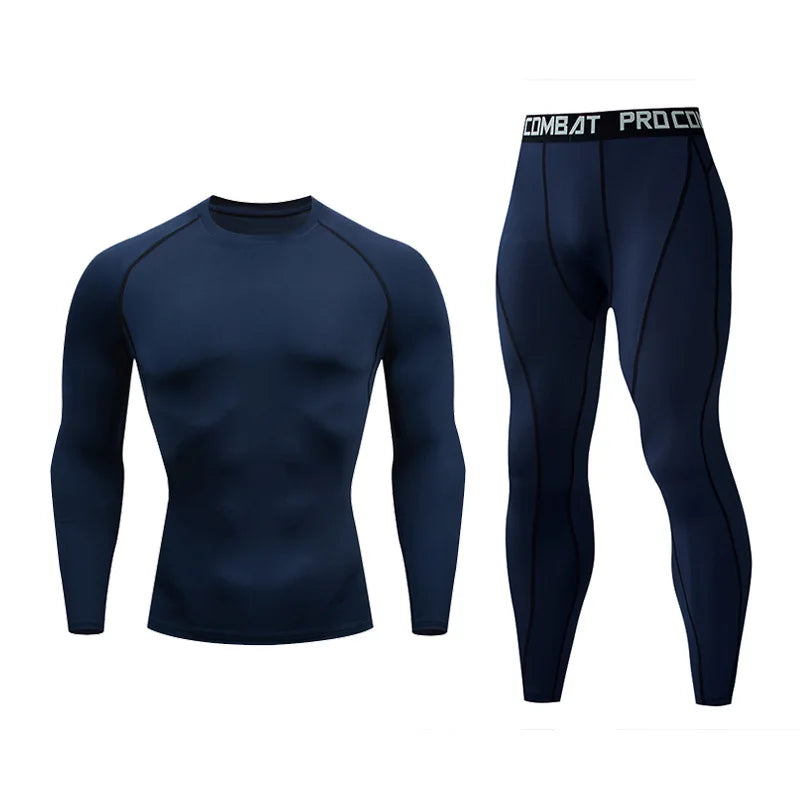 Vannity Men 2pcs Men's Compression Sportswear Suit