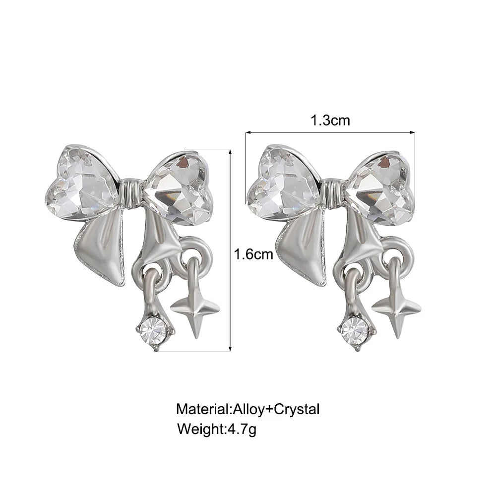 Vannity Crystal Stud Earrings