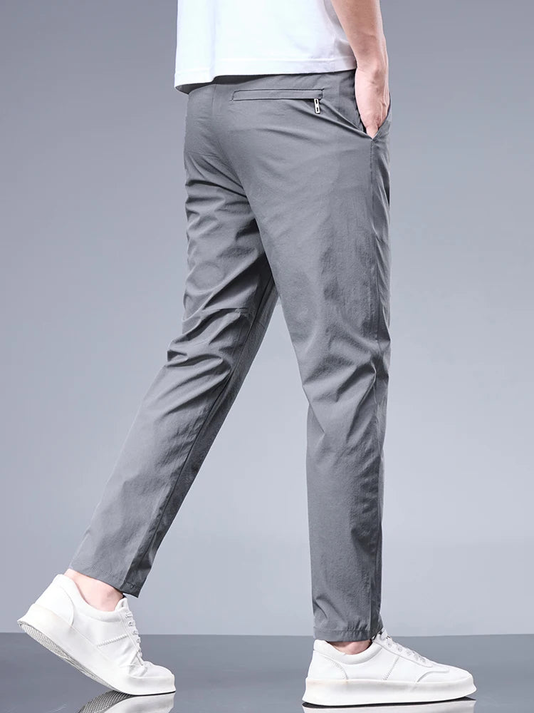 Vannity Men's Ice Silk Business Pants