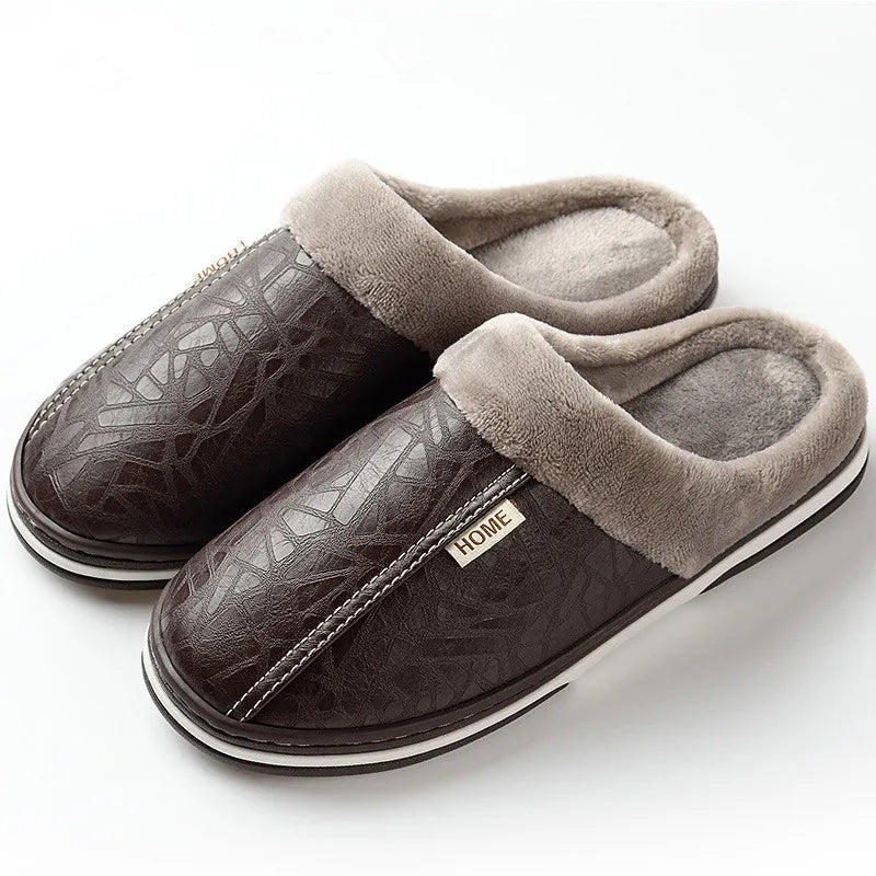 Vannity Men's Indoor Fur-Lined Slippers