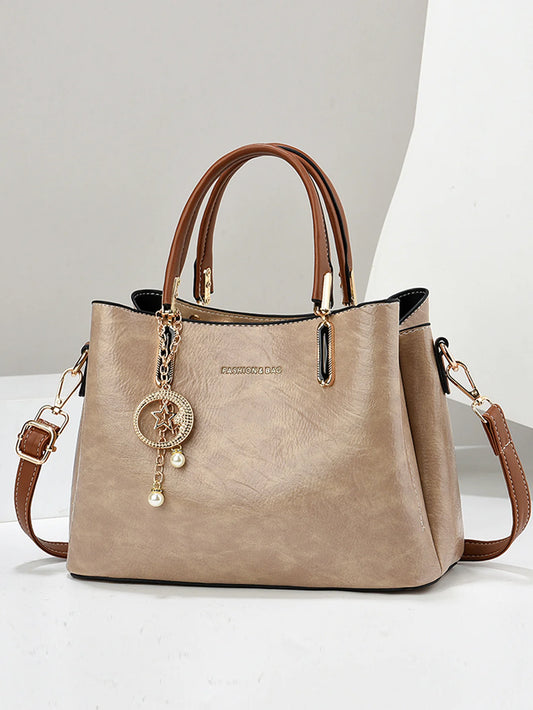 Designer Pure Color Fashion Women’s Handbag