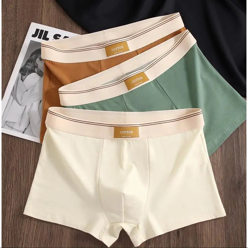 Vannity 3-Piece Men’s Cotton Boxer Shorts Set