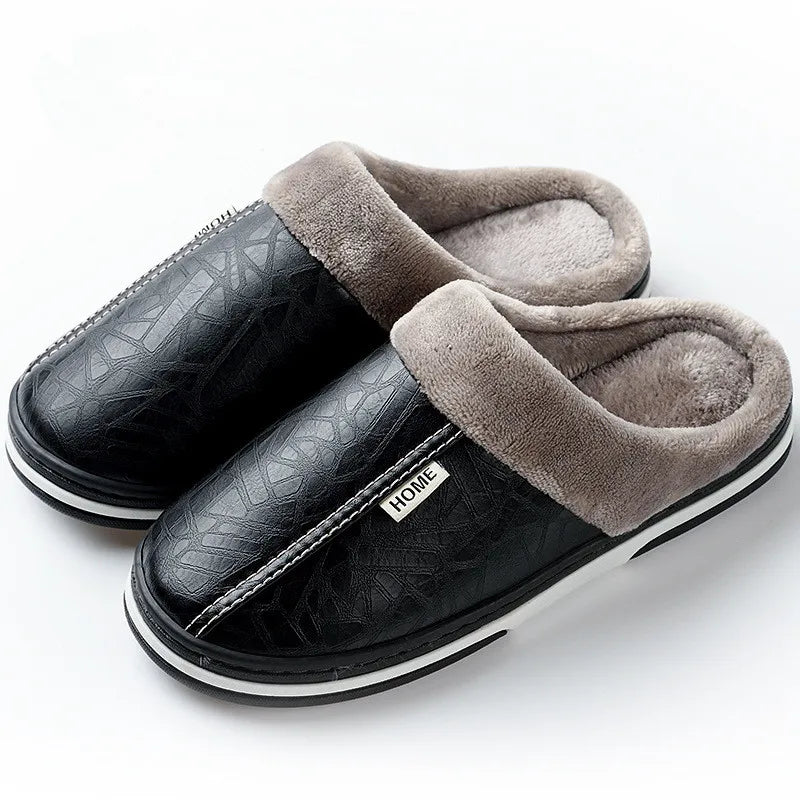 Vannity Men's Indoor Fur-Lined Slippers