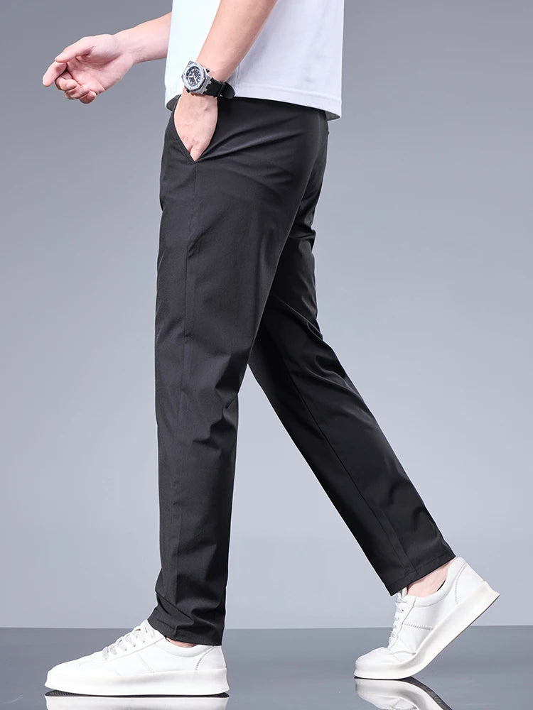 Vannity Men's Ice Silk Business Pants