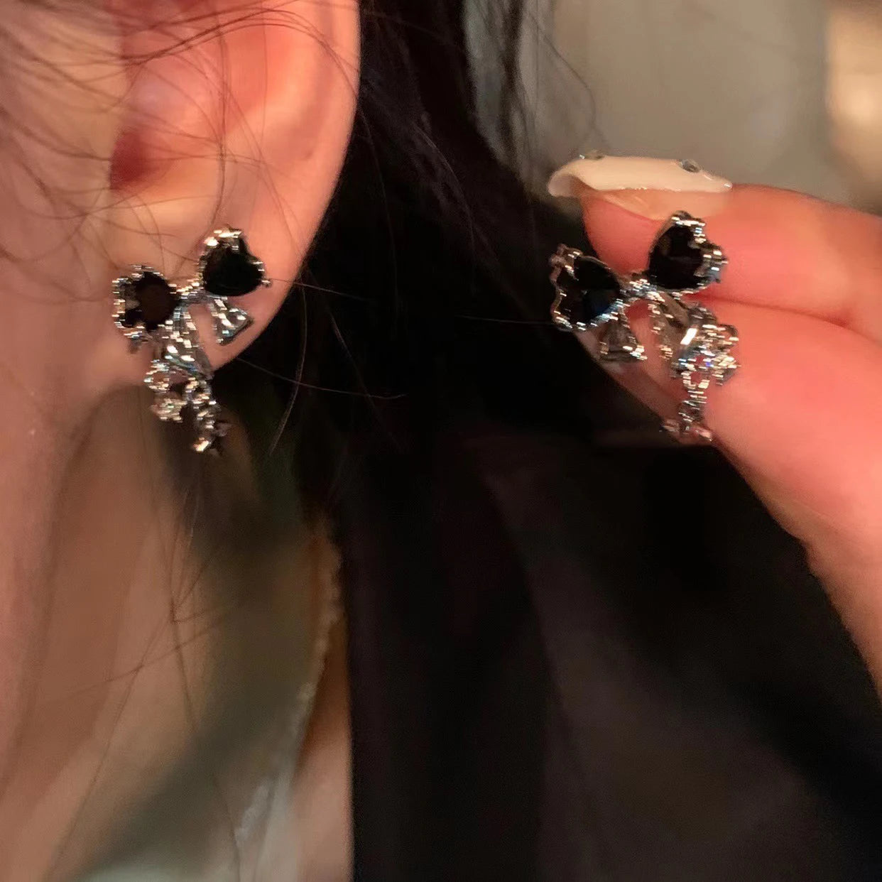 Vannity Crystal Stud Earrings