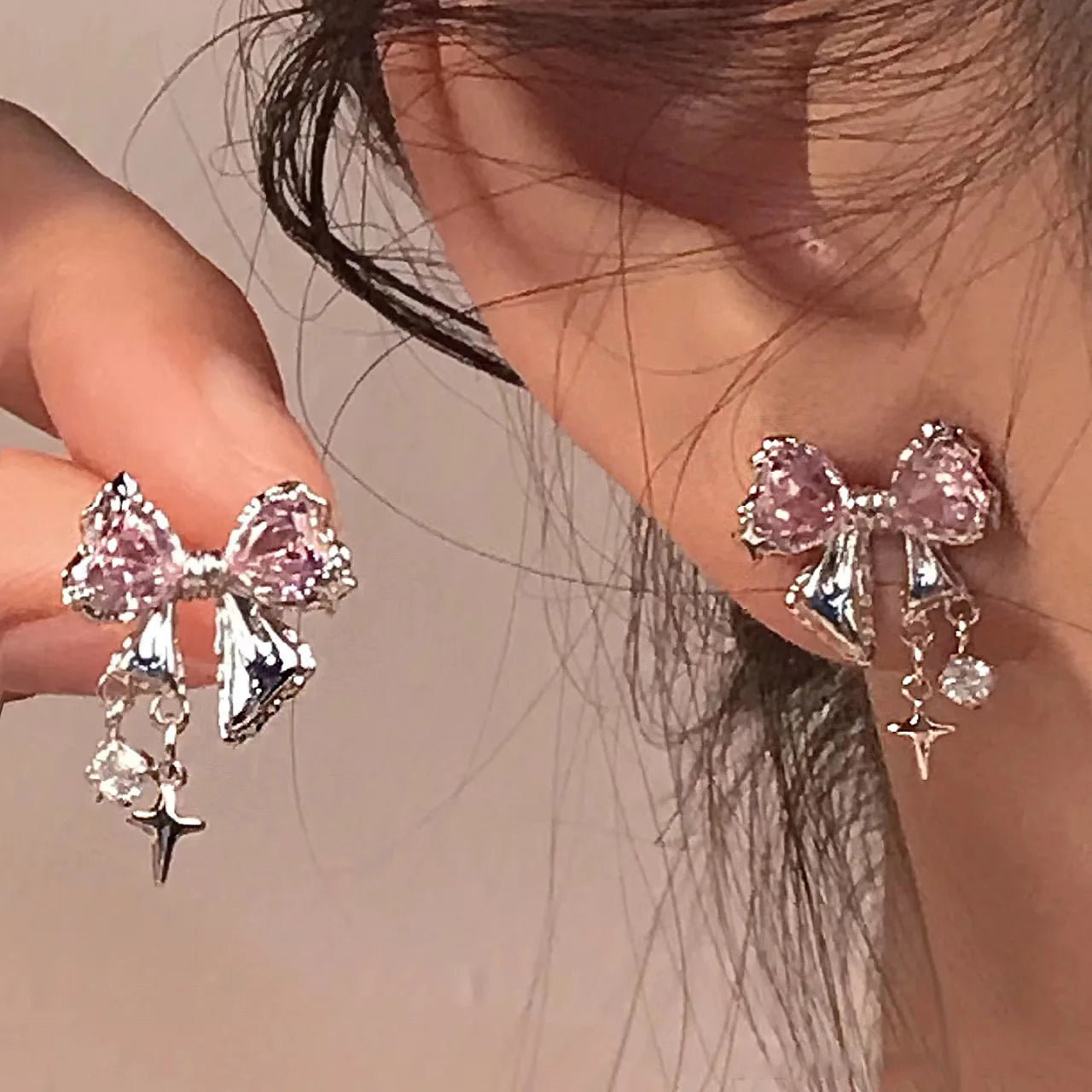 Vannity Crystal Stud Earrings