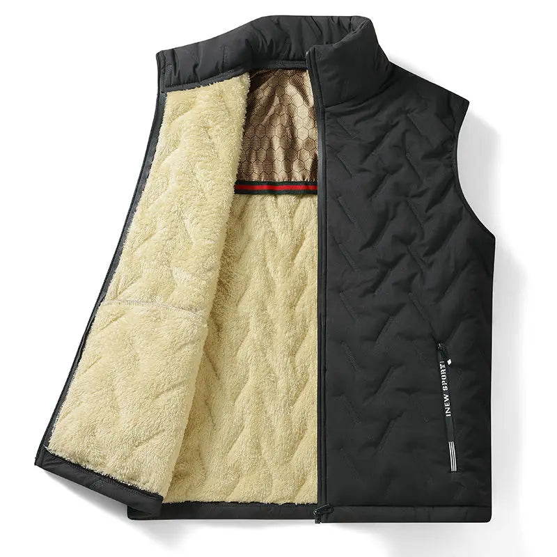 Men’s Cashmere Windproof Lambswool Vest