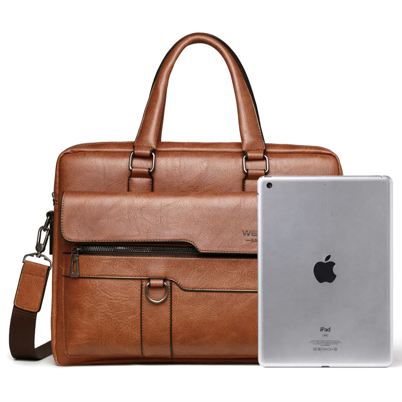 Vannity Business PU Leather Laptop Briefcase