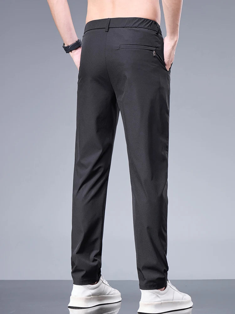 Vannity Men's Ice Silk Business Pants