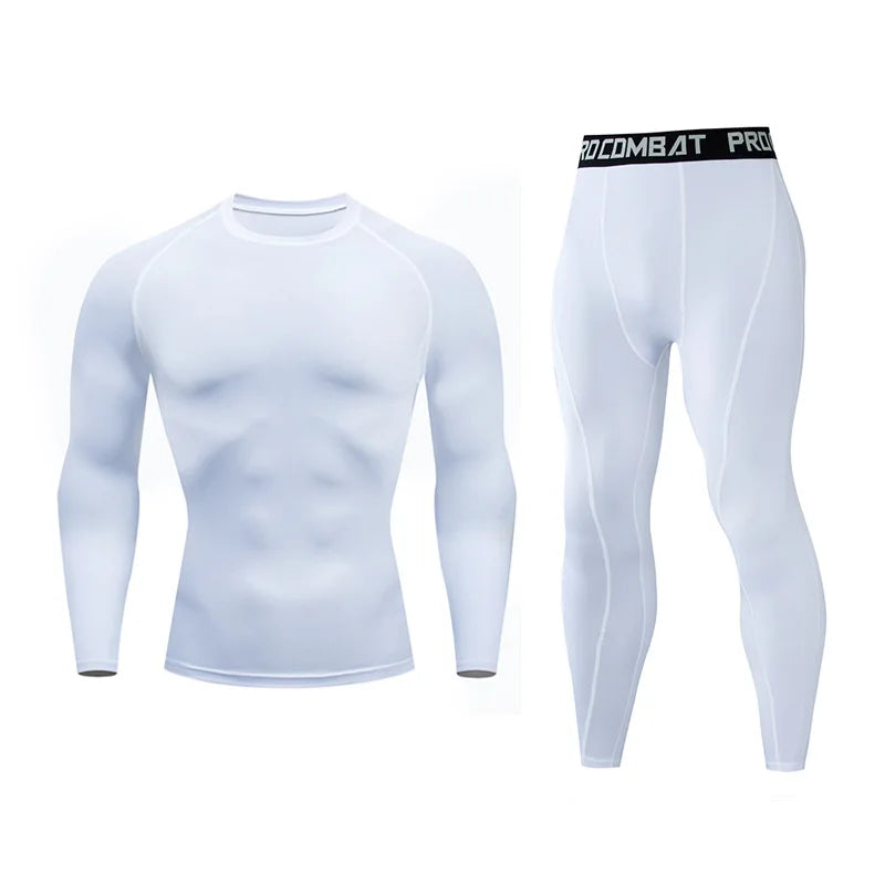 Vannity Men 2pcs Men's Compression Sportswear Suit